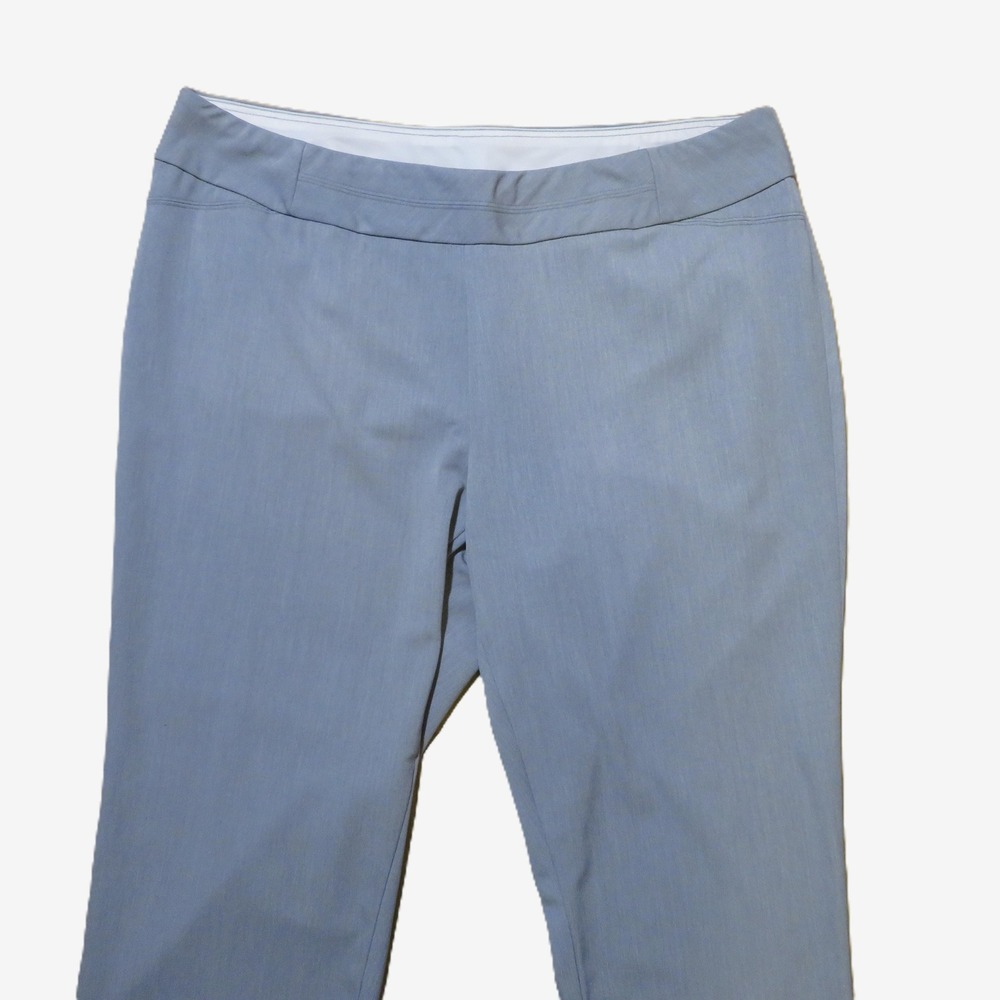 Investments II 22WR Gray Straight Leg Stretch Career Dress Pants Slacks - Picture 3 of 7